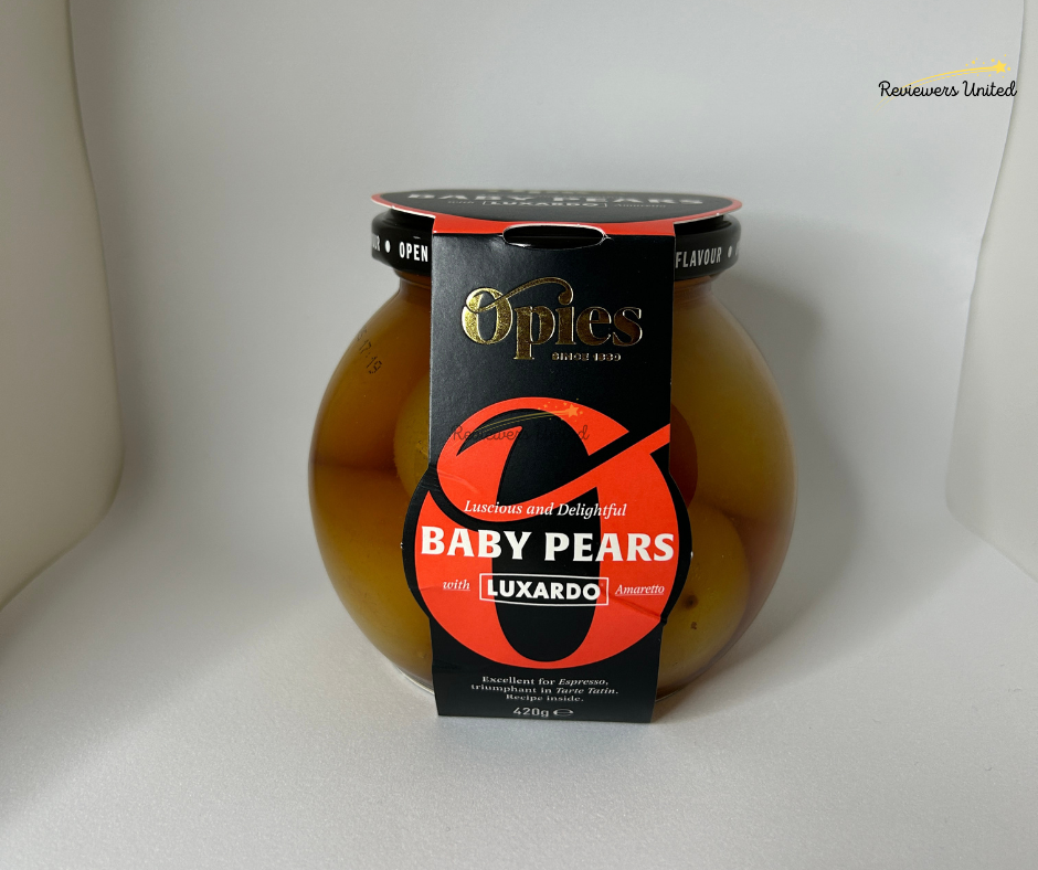 Opies Baby Pears with Luxardo Amaretto